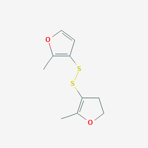 2-Methyl-3-[(5-methyl-2,3-dihydrofuran-4-yl)disulfanyl]furan - 91265-97-3