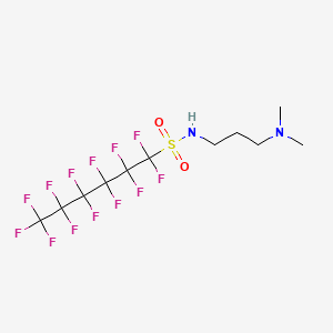 N-(3-(Dimethylamino)propyl)tridecafluorohexanesulphonamide - 50598-28-2