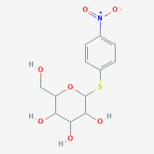 2-(Hydroxymethyl)-6-(4-nitrophenyl)sulfanyloxane-3,4,5-triol - 2788-56-9