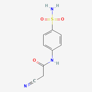 2-cyano-N-(4-sulfamoylphenyl)acetamide - 32933-40-7