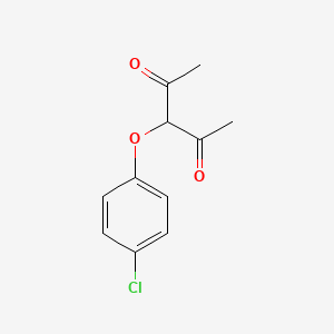 3-(4-Chlorophenoxy)pentane-2,4-dione - 31168-10-2