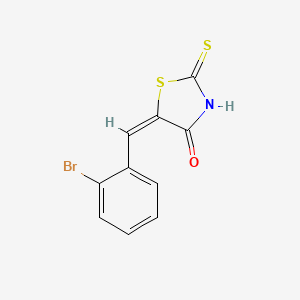 (5E)-5-(2-bromobenzylidene)-2-mercapto-1,3-thiazol-4(5H)-one - 5503-75-3