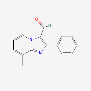8-Methyl-2-phenylimidazo[1,2-a]pyridine-3-carbaldehyde - 524724-72-9