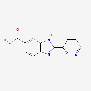 2-pyridin-3-yl-3H-benzoimidazole-5-carboxylic Acid - 312496-16-5