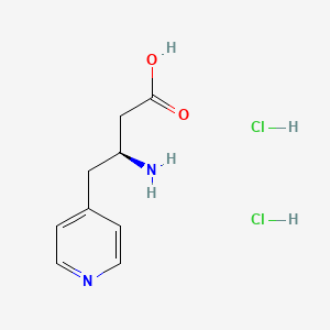 (S)-3-Amino-4-(pyridin-4-yl)butanoic acid dihydrochloride - 270065-68-4