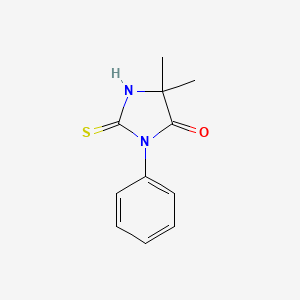 5,5-Dimethyl-3-phenyl-2-sulfanylideneimidazolidin-4-one - 21083-30-7
