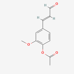 4-Acetoxy-3-methoxycinnamaldehyde - 83071-67-4