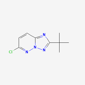 2-(tert-Butyl)-6-chloro-[1,2,4]triazolo[1,5-b]pyridazine - 215530-59-9