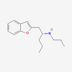 (R)-1-(Benzofuran-2-yl)-N-propylpentan-2-amine - 260550-89-8