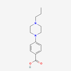 4-(4-Propyl-1-piperazinyl)benzoic acid - 85469-68-7