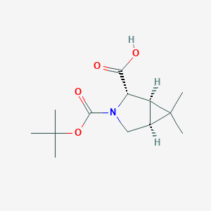 (1R,2S,5S)-3-(Tert-butoxycarbonyl)-6,6-dimethyl-3-azabicyclo[3.1.0]hexane-2-carboxylic acid - 219754-02-6