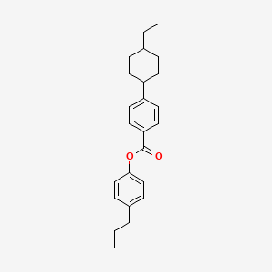 4-Propylphenyl 4-(trans-4-ethylcyclohexyl)benzoate - 104633-43-4
