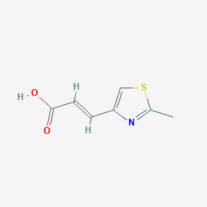 (E)-3-(2-Methylthiazol-4-yl)acrylic acid - 201142-75-8