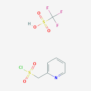 (2-Pyridylmethyl)sulfonyl chloride triflate - 882564-09-2