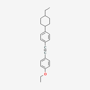 trans-1-Ethoxy-4-(2-(4-(4-ethylcyclohexyl)phenyl)ethynyl)benzene - 334826-59-4