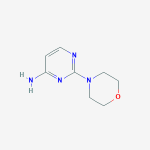 2-Morpholin-4-YL-pyrimidin-4-ylamine - 18215-94-6