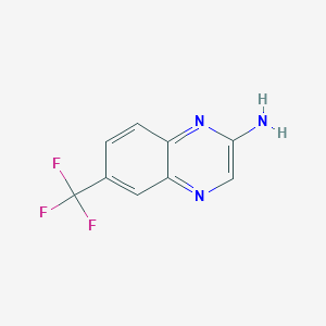 6-(Trifluoromethyl)quinoxalin-2-amine - 59489-40-6