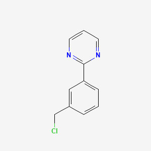 2-[3-(Chloromethyl)phenyl]pyrimidine - 898289-51-5