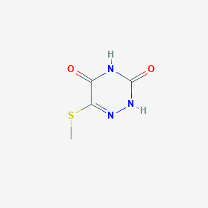 5-(Methylthio)-6-azauracil - 31697-20-8