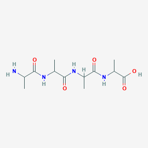 N-[2-((2-[(2-Aminopropanoyl)amino]propanoyl)amino)propanoyl]alanine - 926-78-3