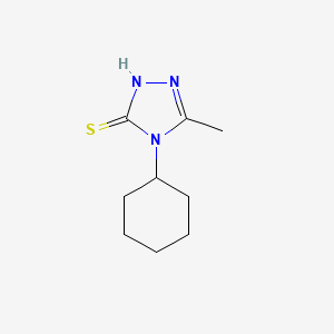 4-cyclohexyl-5-methyl-4H-1,2,4-triazole-3-thiol - 38942-56-2