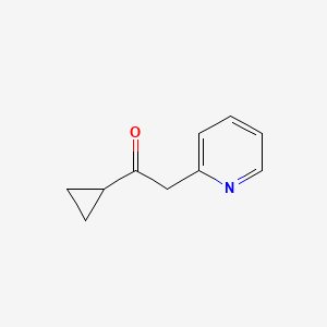 1-Cyclopropyl-2-(pyridin-2-yl)ethan-1-one - 57276-32-1