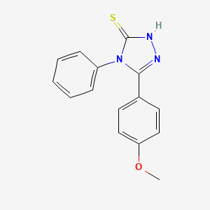 5-(4-Methoxy-phenyl)-4-phenyl-4h-[1,2,4]triazole-3-thiol - 91759-68-1