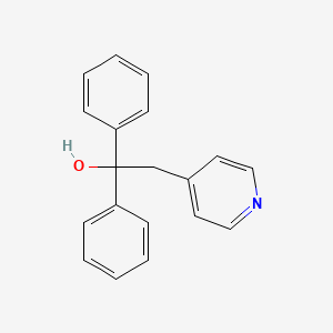 1,1-Diphenyl-2-pyridin-4-ylethanol - 3197-49-7