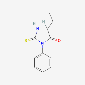 4-Imidazolidinone, 5-ethyl-3-phenyl-2-thioxo- - 66256-32-4
