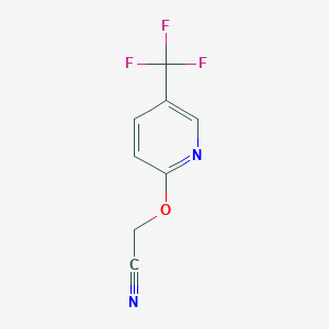 2-[[5-(Trifluoromethyl)-2-pyridyl]oxy]acetonitrile - 680593-95-7