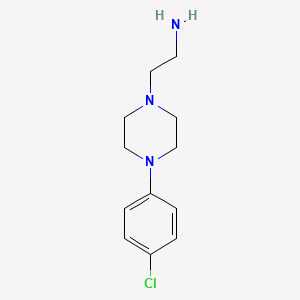 2-[4-(4-Chlorophenyl)piperazin-1-yl]ethan-1-amine - 40255-46-7