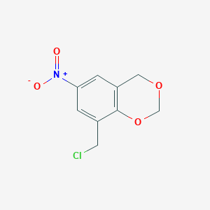 8-Chloromethyl-6-nitro-4H-benzo[1,3]dioxine - 99849-17-9