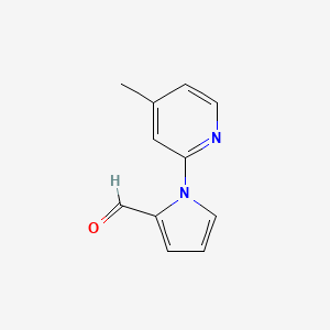 1-(4-Methylpyridin-2-YL)-1H-pyrrole-2-carbaldehyde - 383136-14-9