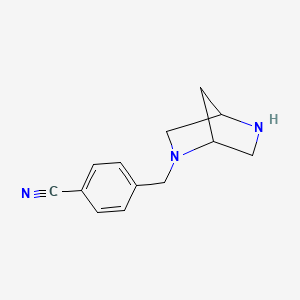 4-(2,5-Diaza-bicyclo[2.2.1]hept-2-ylmethyl)-benzonitrile - 845866-73-1