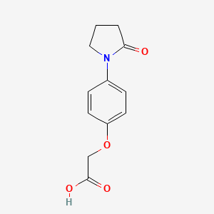2-[4-(2-oxopyrrolidin-1-yl)phenoxy]acetic Acid - 871673-06-2