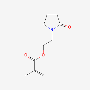 2-(2-Oxopyrrolidin-1-yl)ethyl 2-methylprop-2-enoate - 946-25-8