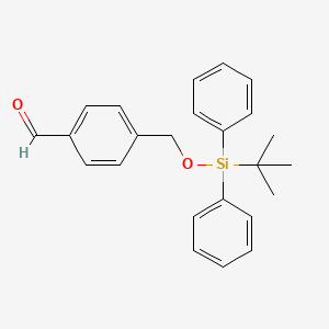 Benzaldehyde, 4-[[[(1,1-dimethylethyl)diphenylsilyl]oxy]methyl]- - 196880-47-4