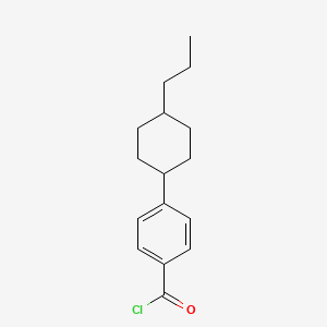 4-(trans-4-Propylcyclohexyl)benzoyl chloride - 81005-00-7