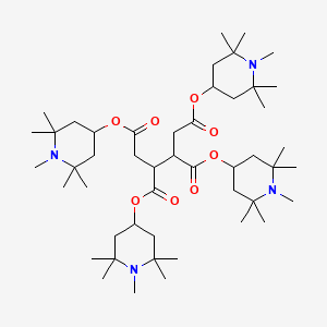 1,2,3,4-Butanetetracarboxylic acid, 1,2,3,4-tetrakis(1,2,2,6,6-pentamethyl-4-piperidinyl) ester - 91788-83-9