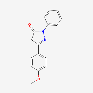2,4-Dihydro-5-(4-methoxyphenyl)-2-phenyl-3H-pyrazol-3-one - 454439-84-0