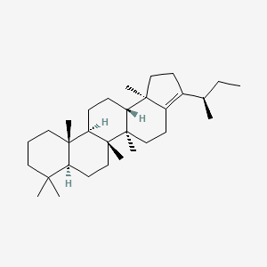 (5Ar,5bR,7aS,11aS,11bR,13aS,13bR)-3-[(2R)-butan-2-yl]-5a,5b,8,8,11a,13b-hexamethyl-1,2,4,5,6,7,7a,9,10,11,11b,12,13,13a-tetradecahydrocyclopenta[a]chrysene - 80923-99-5