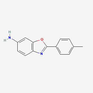 2-(4-Methylphenyl)-1,3-benzoxazol-6-amine - 69657-63-2