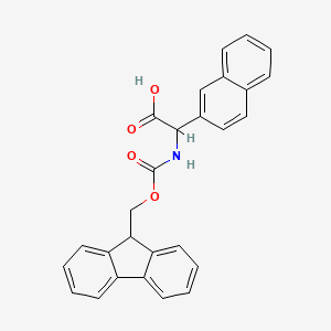 [(9H-Fluoren-9-ylmethoxycarbonylamino)]-naphthalen-2-yl-acetic acid - 369403-40-7