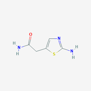 2-(2-Aminothiazol-5-YL)acetamide - 312581-28-5