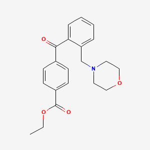4'-Carboethoxy-2-morpholinomethyl benzophenone - 898750-20-4