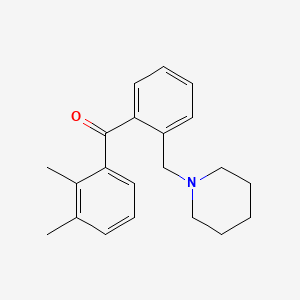 2,3-Dimethyl-2'-piperidinomethyl benzophenone - 898773-21-2
