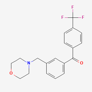 3-Morpholinomethyl-4'-trifluoromethylbenzophenone - 898792-01-3