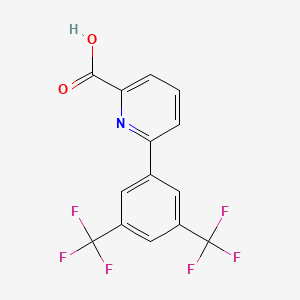 6-(3,5-Bis(trifluoromethyl)phenyl)picolinic acid - 887982-70-9