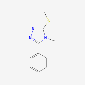 4-Methyl-3-(methylthio)-5-phenyl-4h-1,2,4-triazole - 25812-76-4