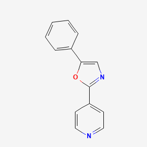 5-Phenyl-2-(4-pyridyl)oxazole - 74718-16-4